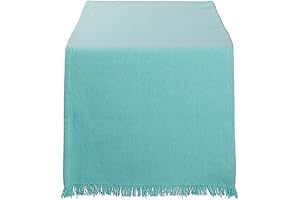 Add a Splash of Coastal Charm with DII's Aqua Beach Table Runner