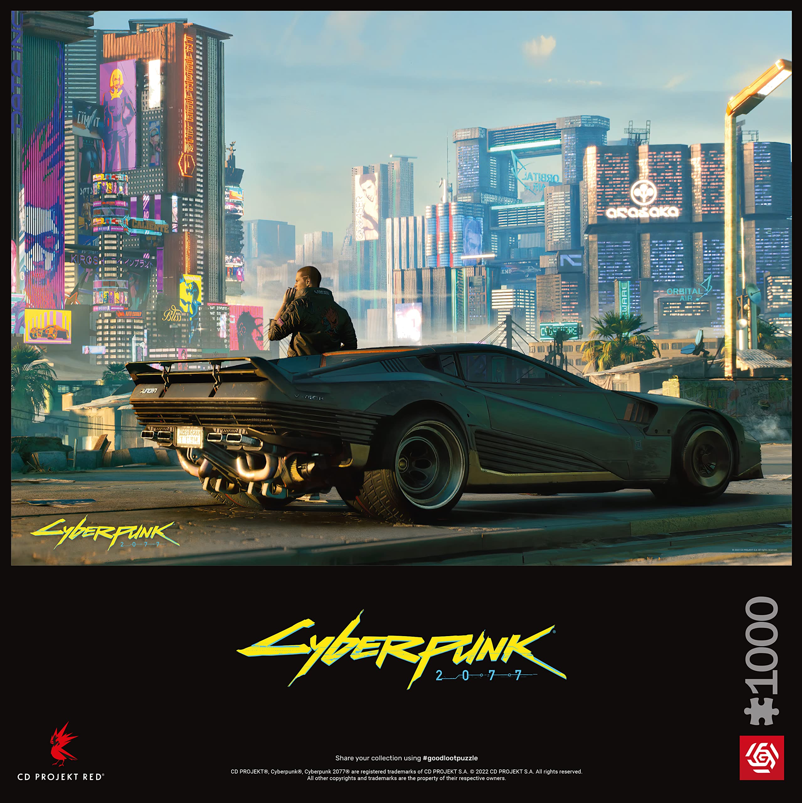 Cyberpunk 2077 1000ピース　ジグソーパズル Amazon.com: Dark Horse Deluxe Cyberpunk 2077 Kitsch Puzzle