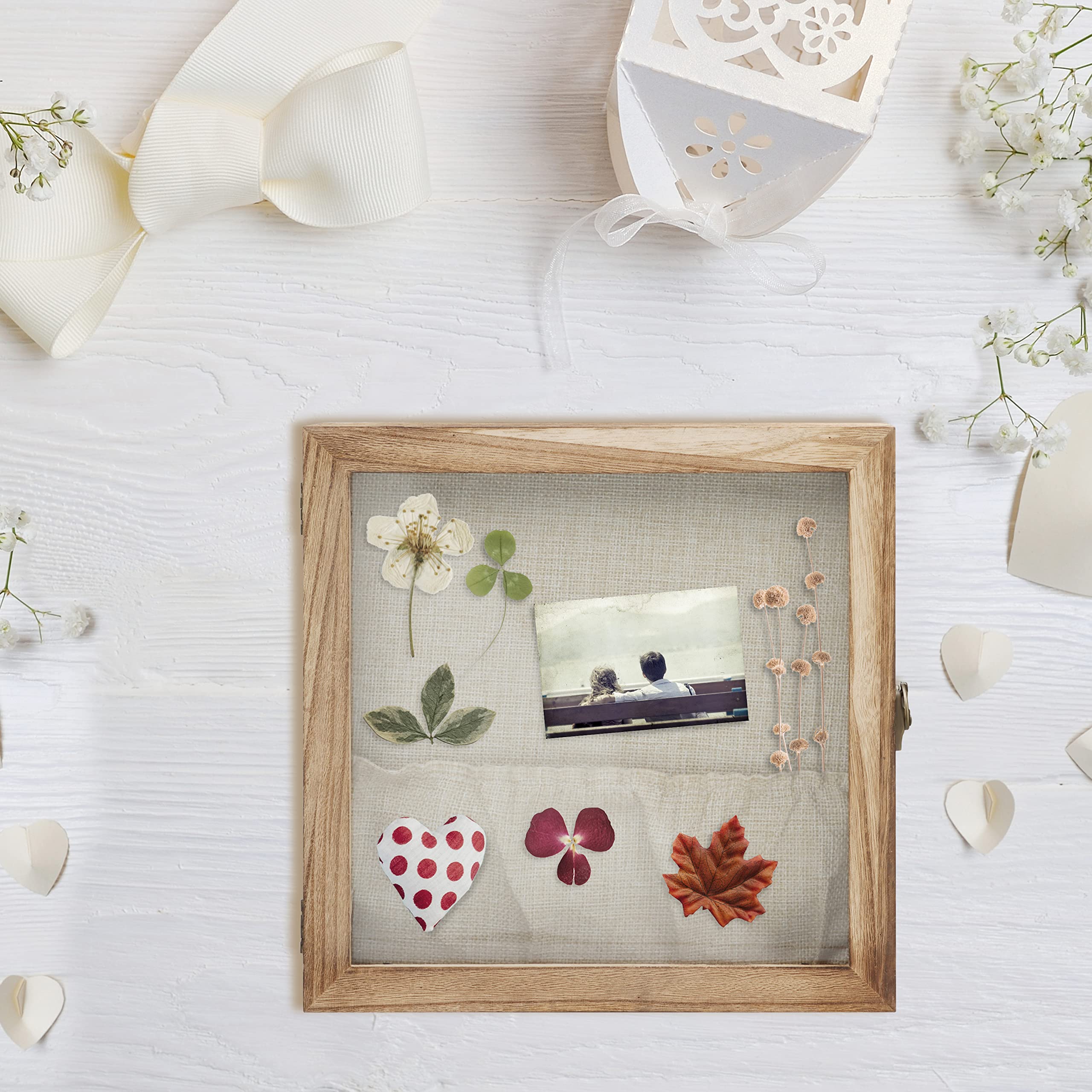 Wisedry Schattenbox 20,3x25,4 Cm – Luftdichter Rahmen Mit Kieselgel Für Blumen & Erinnerungen