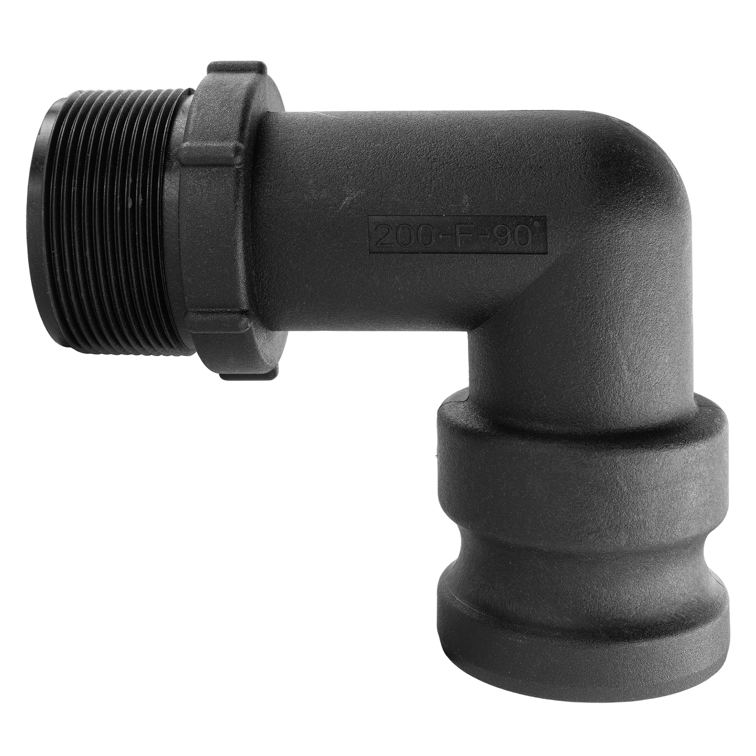 Cost Wise Black, Aluminium, Brass Camlock Layflat Hose Connector Elbows For Discharge/Dirty Water Pumps (2" Type F - 2" Bspm)