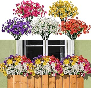 UV Resistant Artificial Outdoor Flower Bundles
