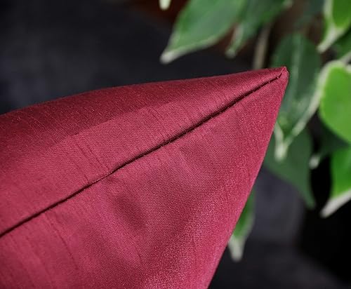 Vista 75 de Aiking Home - Funda de almohada de seda sintética, cierre de cremallera, juego de 2