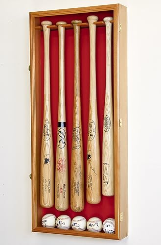 Miniatura 2 de 5 opciones de encargo del estante de la pared del tenedor del gabinete de la vitrina del bate del béisbol 98% ULTRAVI