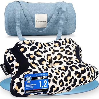 Neck Pillow - Ergonomic [Height Adjustable] | Side Sleeper Pillow Neck Support Pillow Back Sleeper Pillow Memory Foam Pillow 