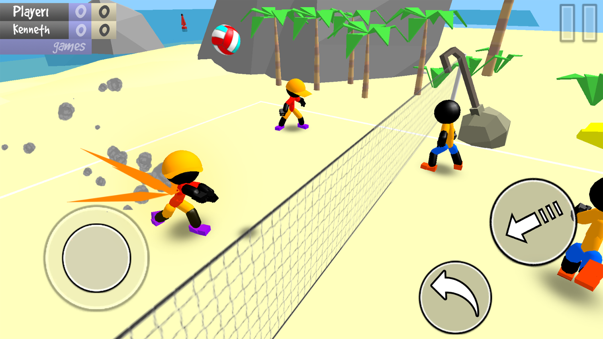 Stickman Beach Volleyball App on Amazon Appstore