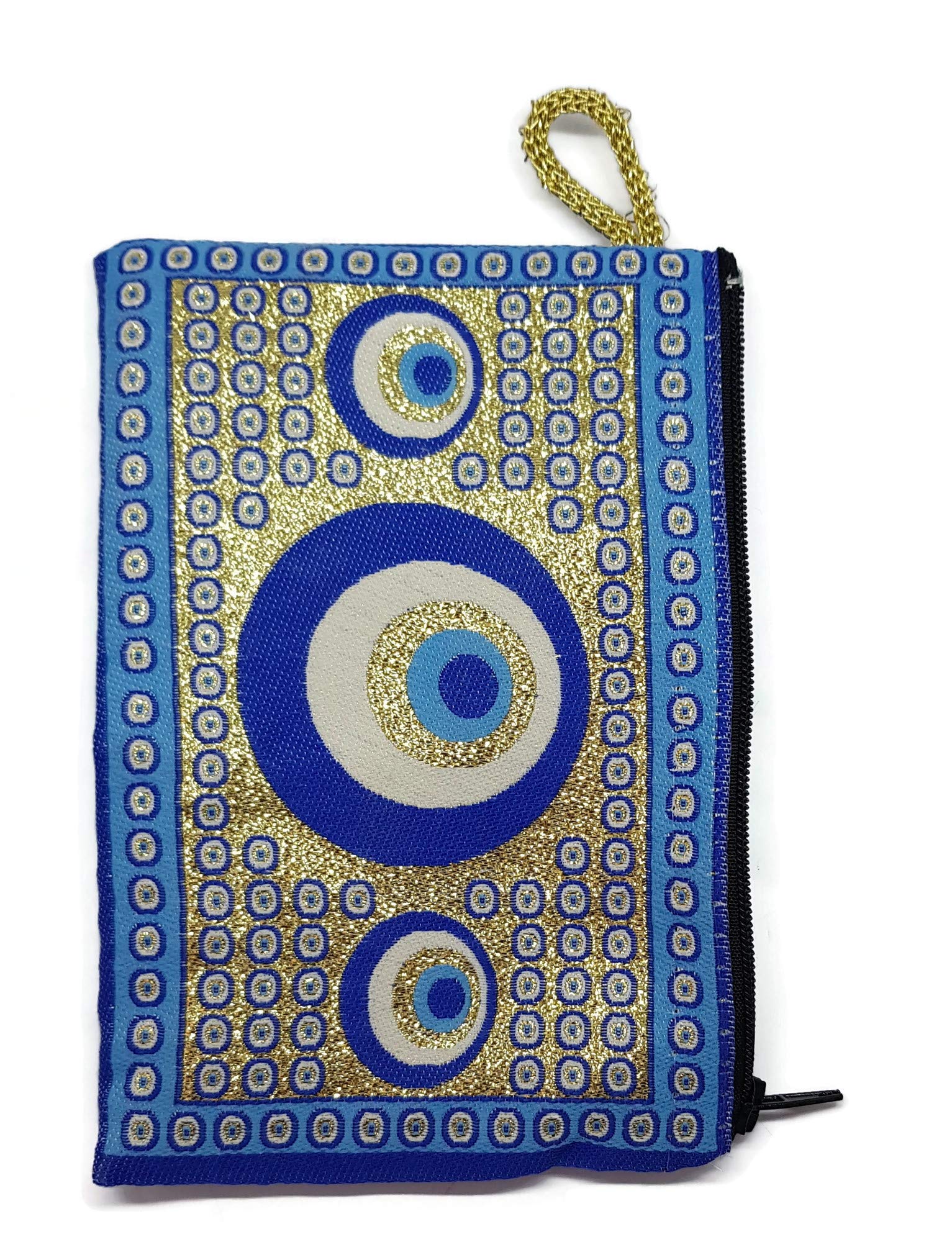 MYSTIC JEWELSWallet for Cards, Keys, Traditional Turkish Carpet Design (15x10cm) (Color1)