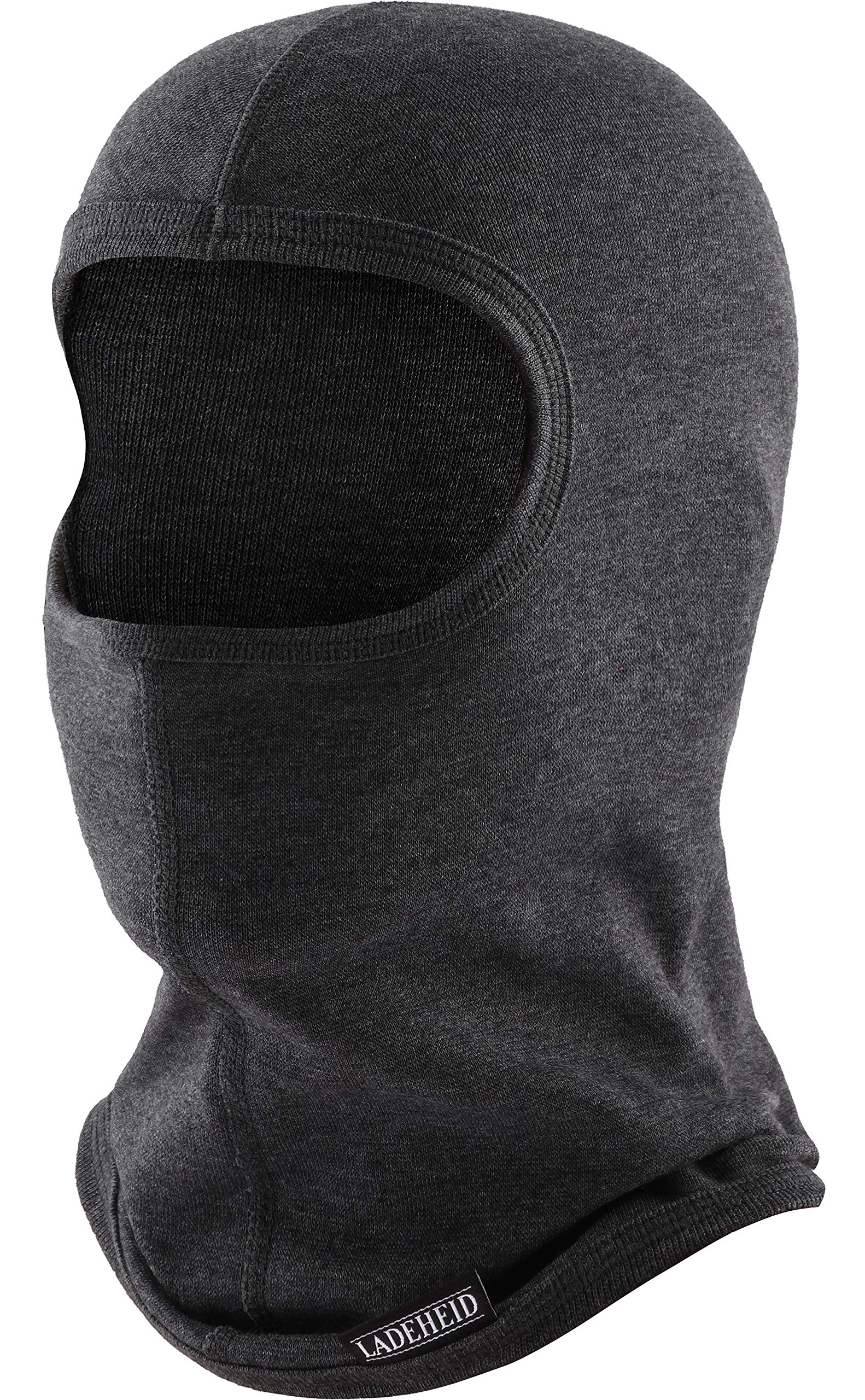 Ladeheid Sturmhaube Winter Skimaske für Herren und Damen Silverplus Thermoaktiv Balaclava Komfort Ideal für Ski Sturmmaske Motorrad Fahrrad LA-127
