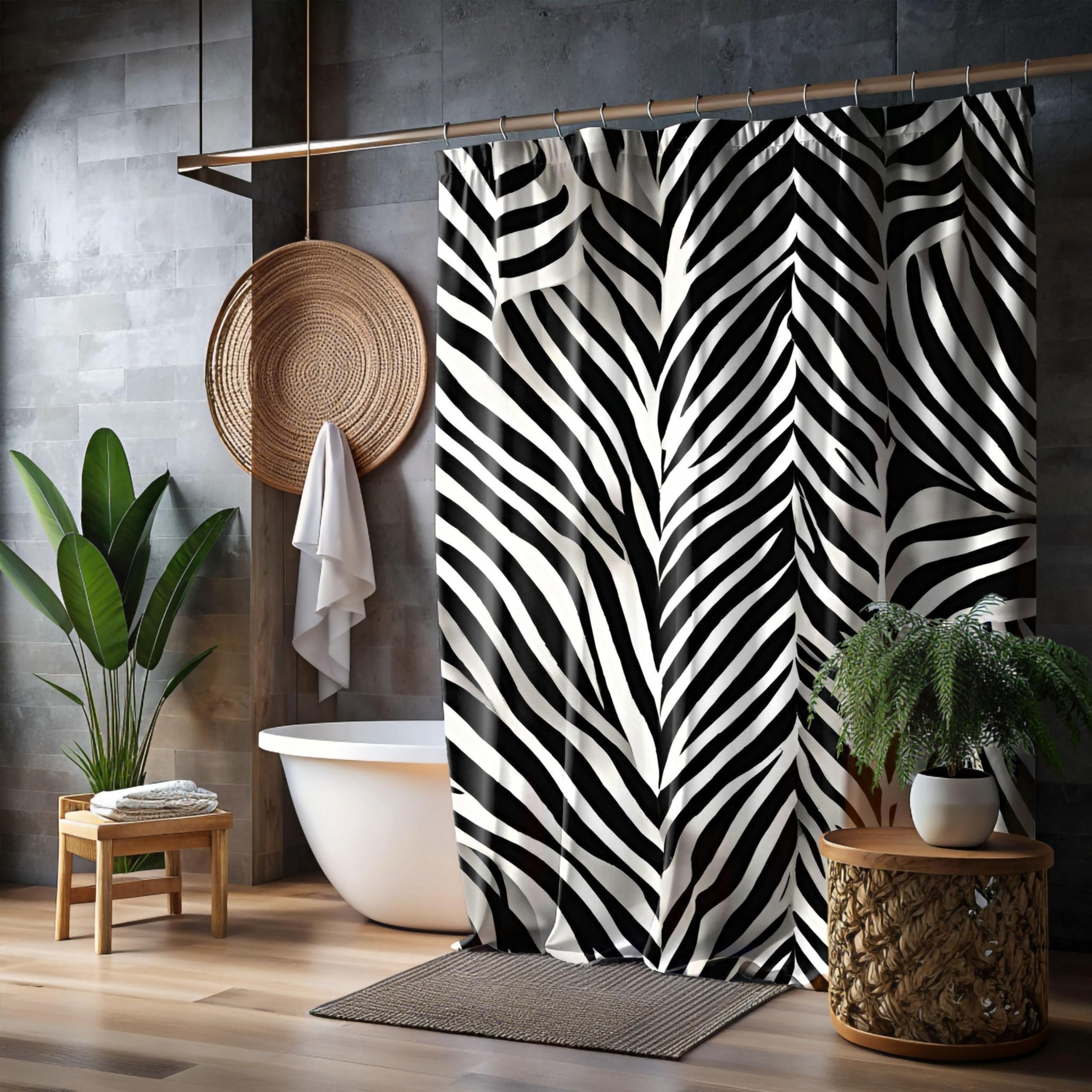 Rideau de douche design pour sublimer une décoration de salle de bain
