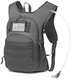wotony Hydration Backpack with Water Bladder for Hiking Tactical Hydration Pack for Men Women Molle Water Backpack for Hiking