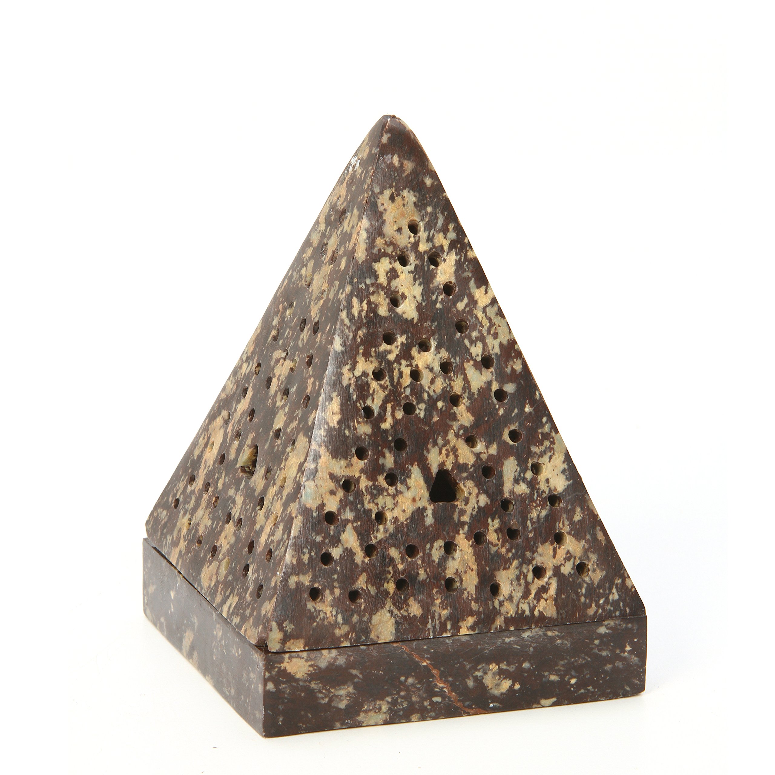 Amazon.com: Hosley 5英寸高（约12.7公分）滑石金字塔型焚香爐。 香薰