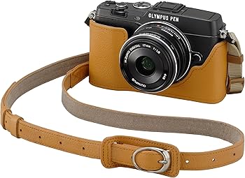 OLYMPUS オリンパス PEN E-P5 ボディジャケット付き カメラ Amazon | OLYMPUS ボディージャケット PEN E-P5用 本革 ライトブラウン