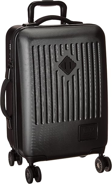 review Herschel Trade Dual ABS Spinner, Black, 40.0L/23-Inch