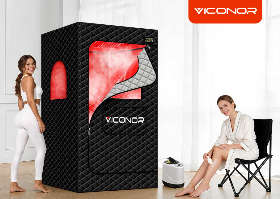 Amazon.com : Viconor Portable Sauna Box, Infrared Sauna With 660nm