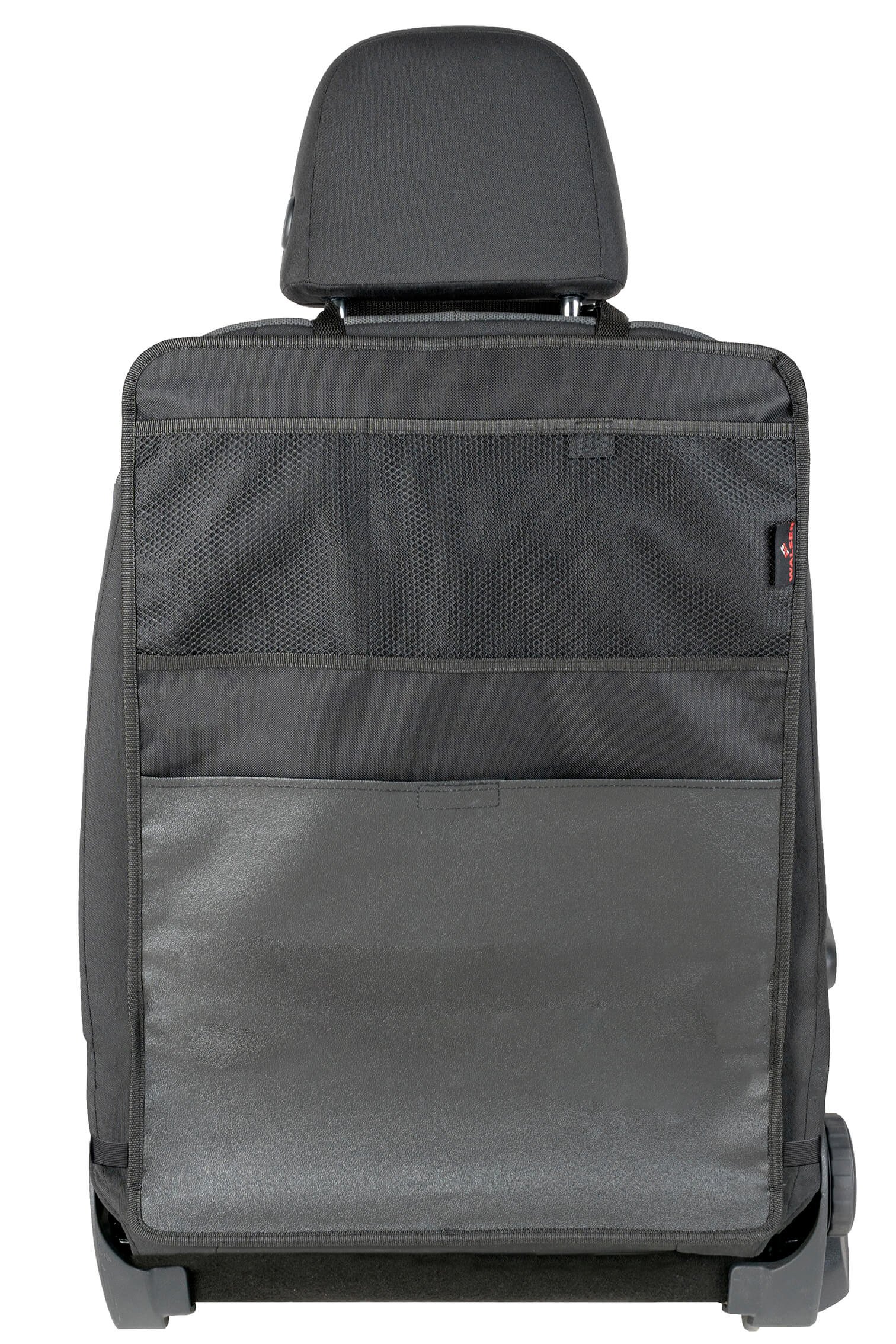 Walser Autositz Organizer, Rücksitz Organizer Jeremy, Rückenlehnenschutz und Trittschutz, Autoorganizer Rücksitz, Kinder Organizer schwarz 12488