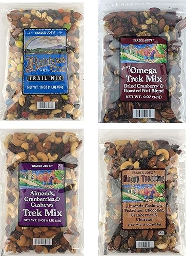 Trader Joe's Trail Mix - Paquete variado (4 unidades)