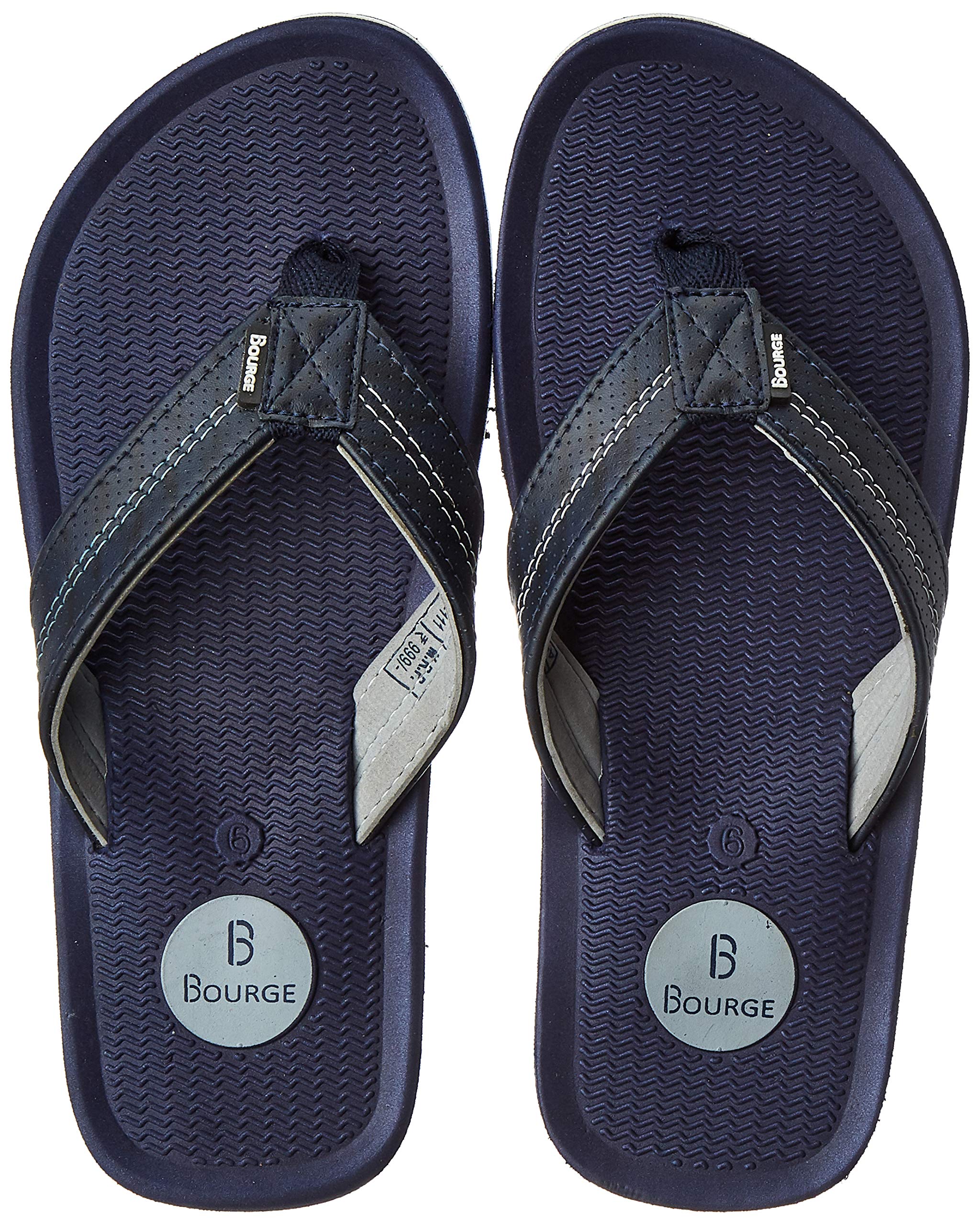 Bourge Canton-109 Brown and Orange Flip-Flops - 6 UK (40 EU) (7 US) (Canton-109-06) (B08MBDNZ2G) Amazon Price History, Amazon Price Tracker