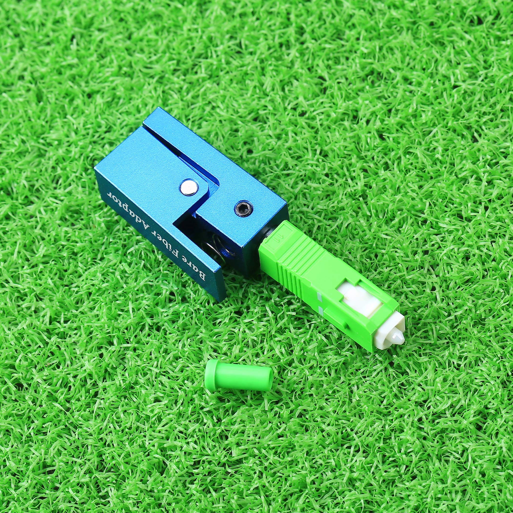Cruiser Coupleur d'adaptateur de fibre nue de type carré SC/APC pour réparation et connexion d'urgence de fibre