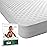 SafeRest Sleepure Waterproof Mattress Protector Crib Size - Viscose Derived from Bamboo - Fitted with Stretchable Pockets - Machine Washable Cotton Crib Mattress Cover for Bed