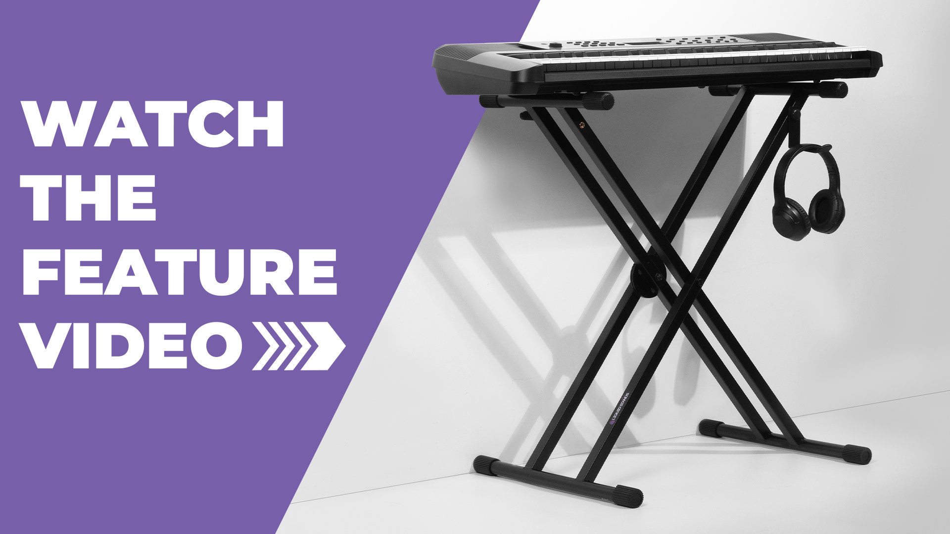 Gravity KSX 2 - Keyboard Standaard X-vorm dubbel