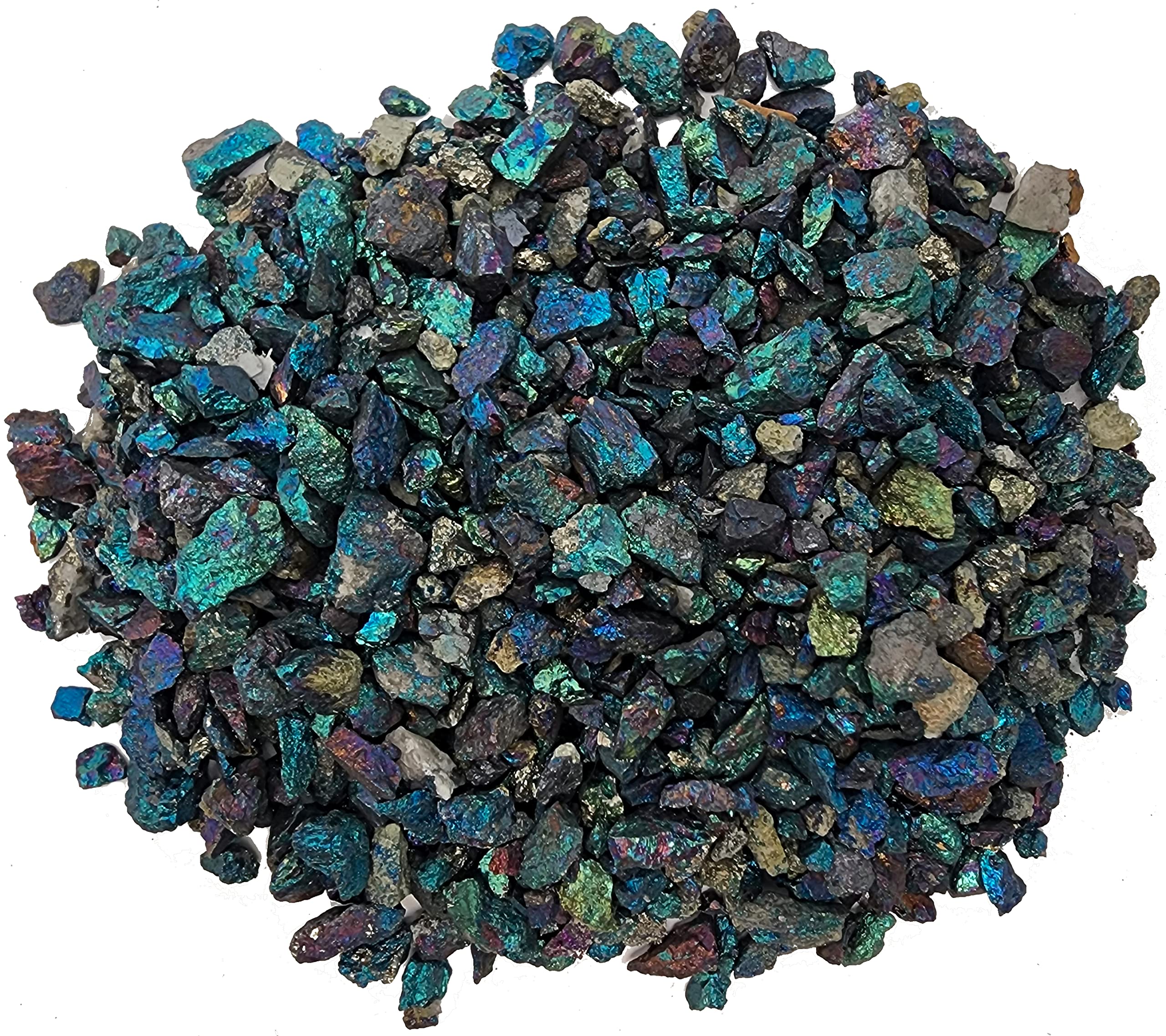 1 lb Peacock Ore - Chalcopyrite Rough Chunk Rock Crystals Pound - Small