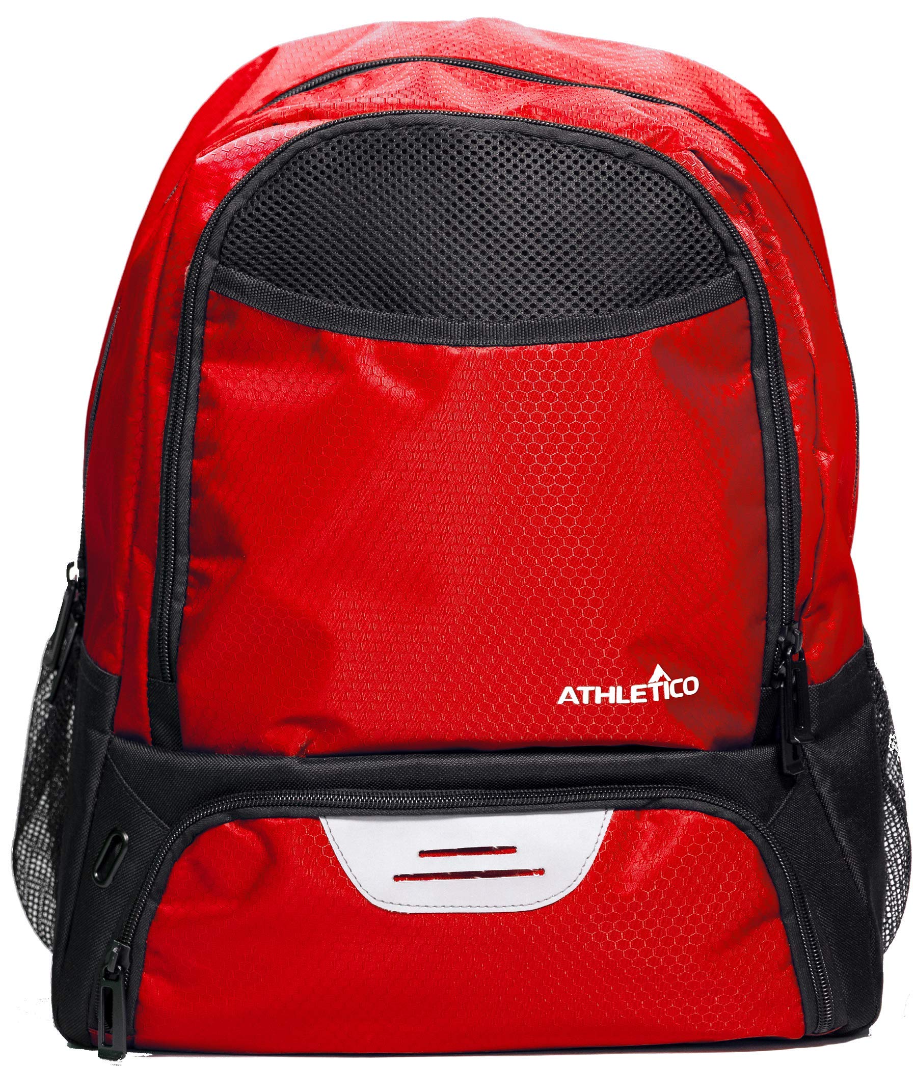 Athletico Fußballtasche für Jugendliche, Fußballrucksack & Taschen für Basketball, Volleyball & Fußball | für Kinder, Jugendliche, Jungen, Mädchen | Inklusive separater Stollen und Ballfach