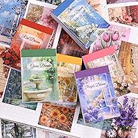 Vista 5 de 6 juegos de 300 piezas de pegatinas Washi, libro de pegatinas de sueños coloridos para el diario, pegatinas de papel decorativo DIY para álbum