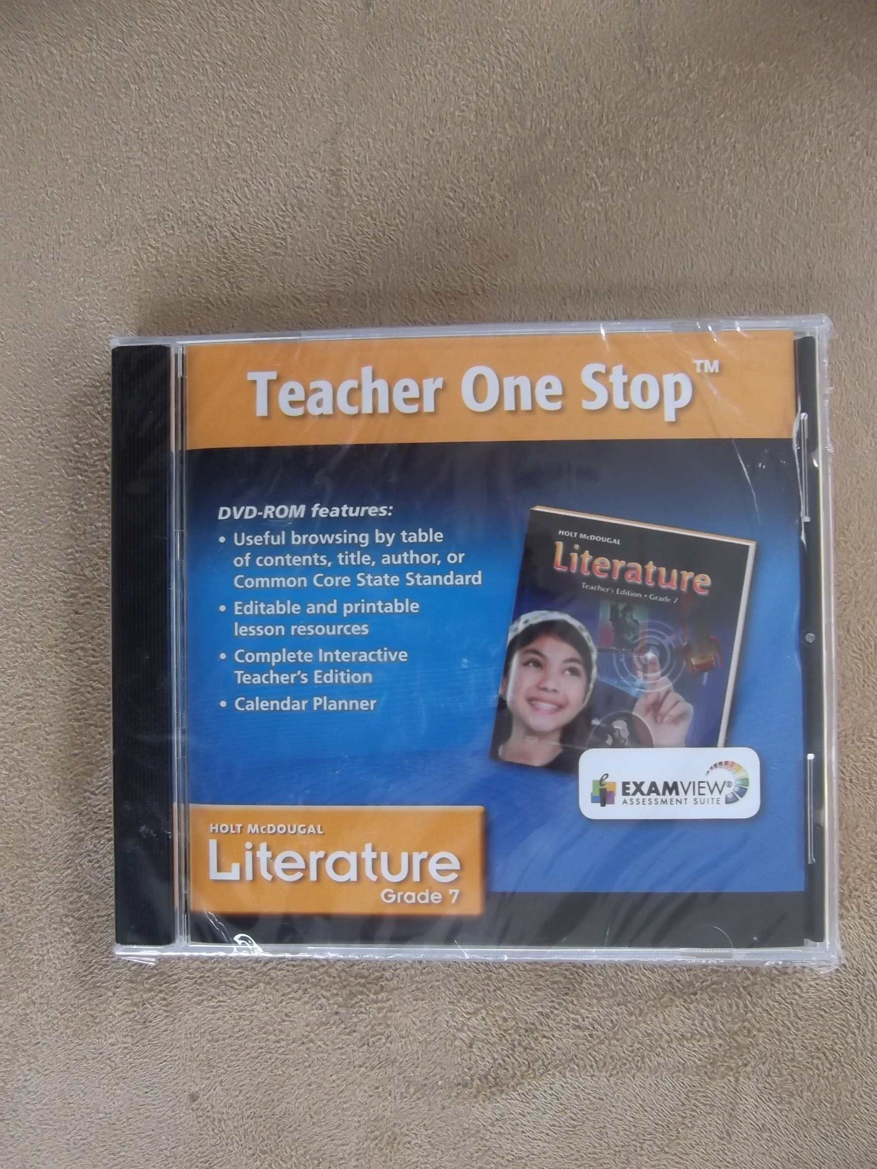 Holt McDougal Literature Grade 7 Teacher One Stop DVD-ROM – January 1, 2012