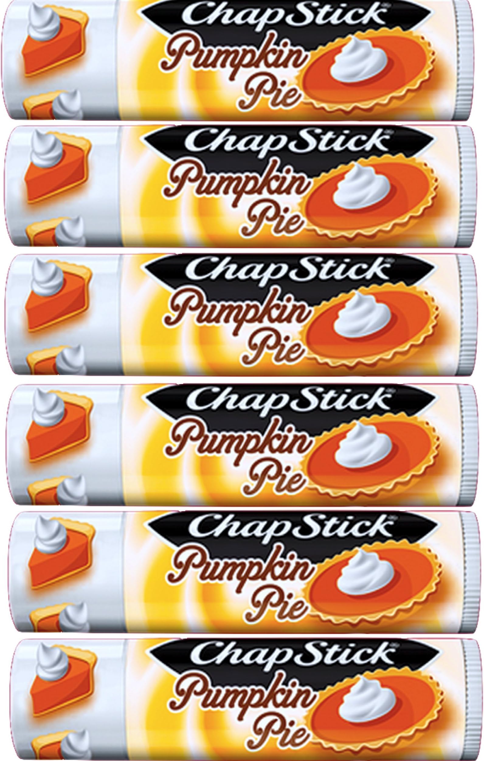 Chapstick Ultimate Collection Pack of 6 Gift Set Variations Includes Chap Stick Aloha Coconut,Candy Cane, Cake Batter, Strawberry, Moisturizer Original, Pumpkin Pie (Pack of 6 Pumpkin Pie Chapstick)