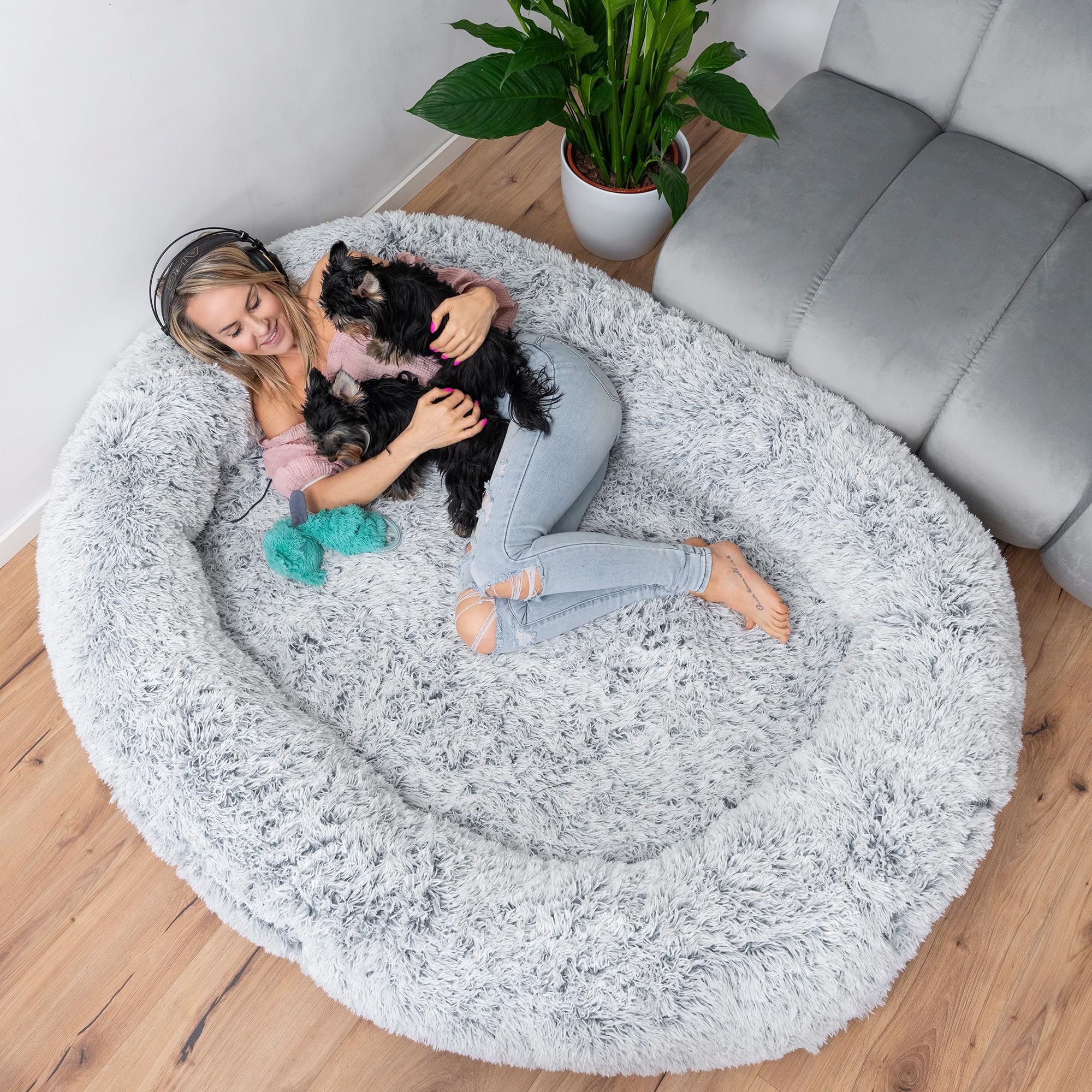 Human Dog Bed - 75x50x14 Giant Human Dog Bed for Adult for Sleepi...
