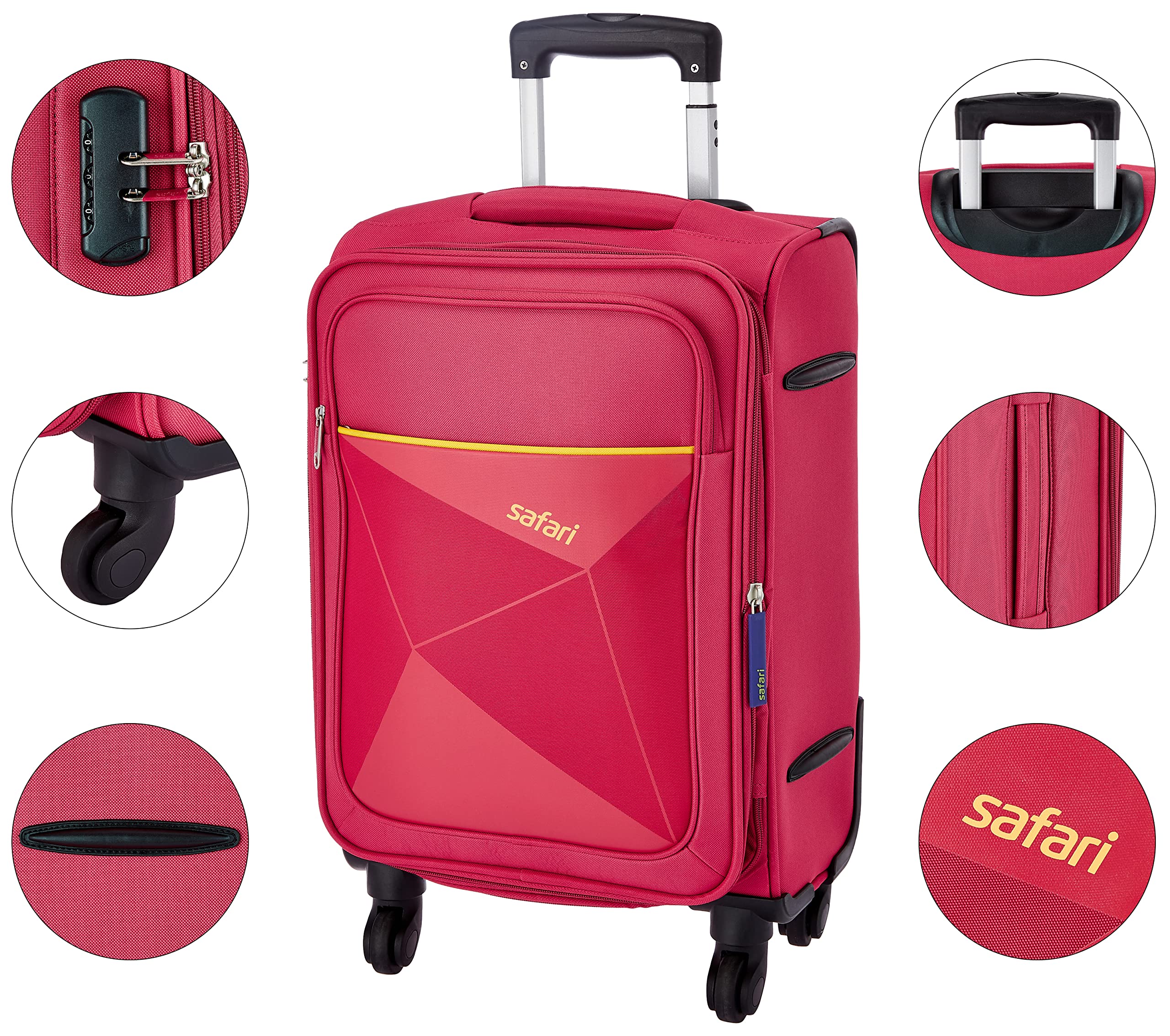 Buy Safari Prisma 55 cms Small Cabin Polyester Soft Sided