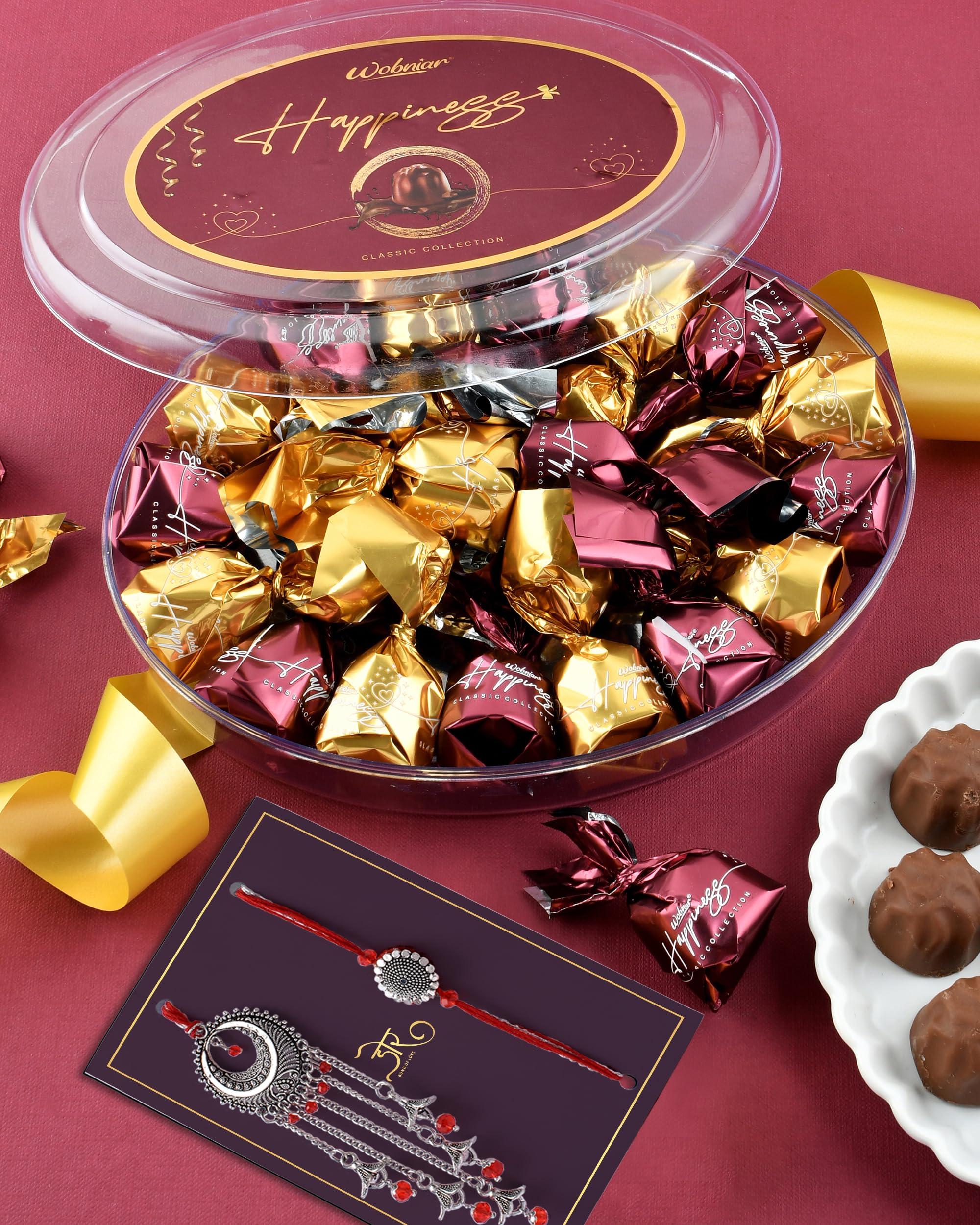 Hyperfoods® Bhaiya Bhabhi Rakhi Set With Chocolate Rakhi For Brother Chocolates Gift Pack Rakhi With Chocolates Wobniar Purple Oval Box Chocolates Vintage Bhai Bhabhi Rakhi Set (B0D9JLDQ7J) Amazon Price History, Amazon Price Tracker