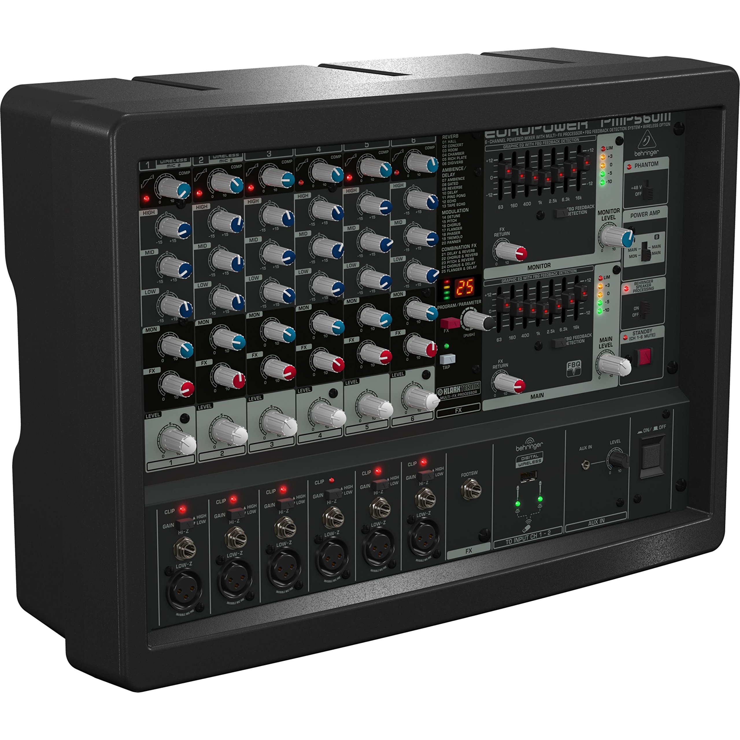 Amazon | Behringer パワードミキサー 最大2 x 250W(4オーム) 高品質