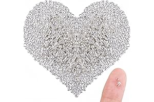 1200 Pieces Crimp Beads, 2mm Metal Crimp Beads