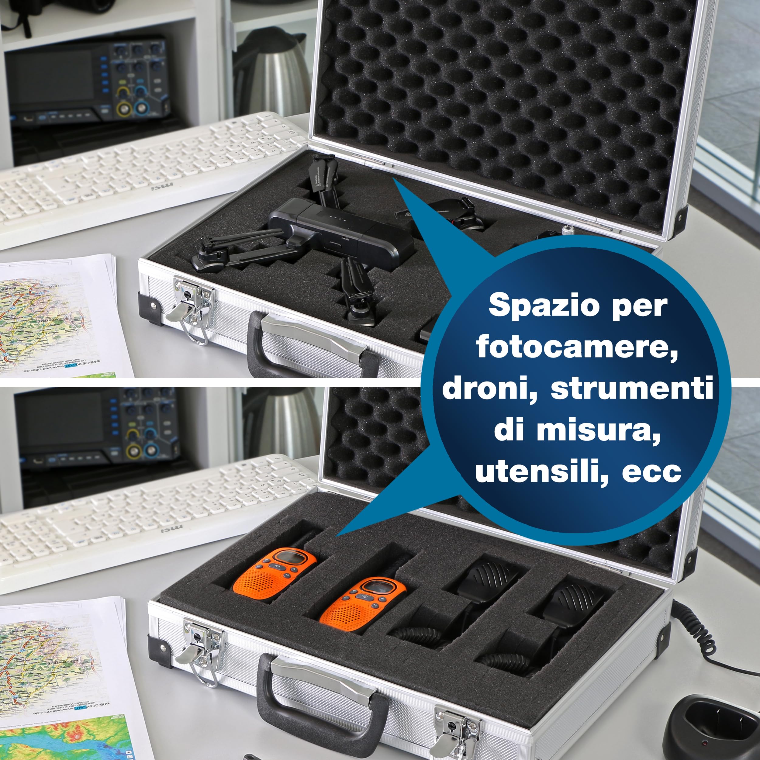 Peaktech 7265, Custodia Universale per Strumenti di Misura, 1, 390 x 280 x 100 mm