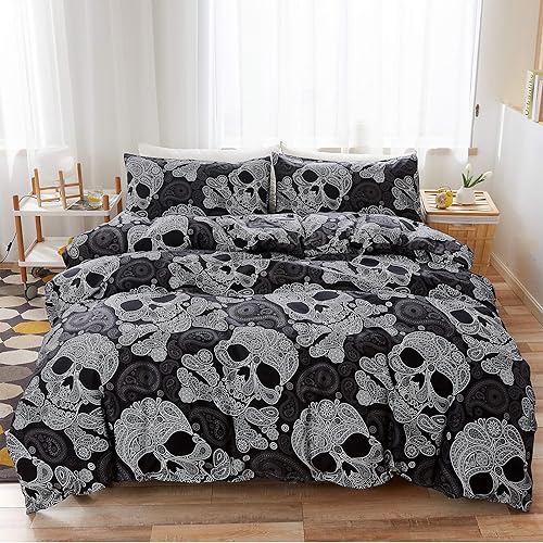 Miniatura 2 de LAMEJOR - Juego de funda de 1 edredón y 2 fundas de almohada, de lujo, tipo hotel., Microfibra, Marble Pattern, gemelo