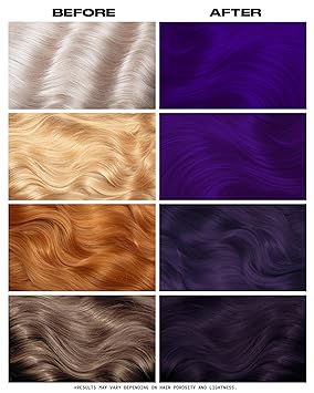 Lunar Tides Semi-Permanent Hair Color (43 colors) (Dark Violet, 4 fl. oz.)