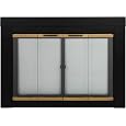 Pleasant Hearth AR-1020 Arrington Fireplace Glass Door, Black, Small