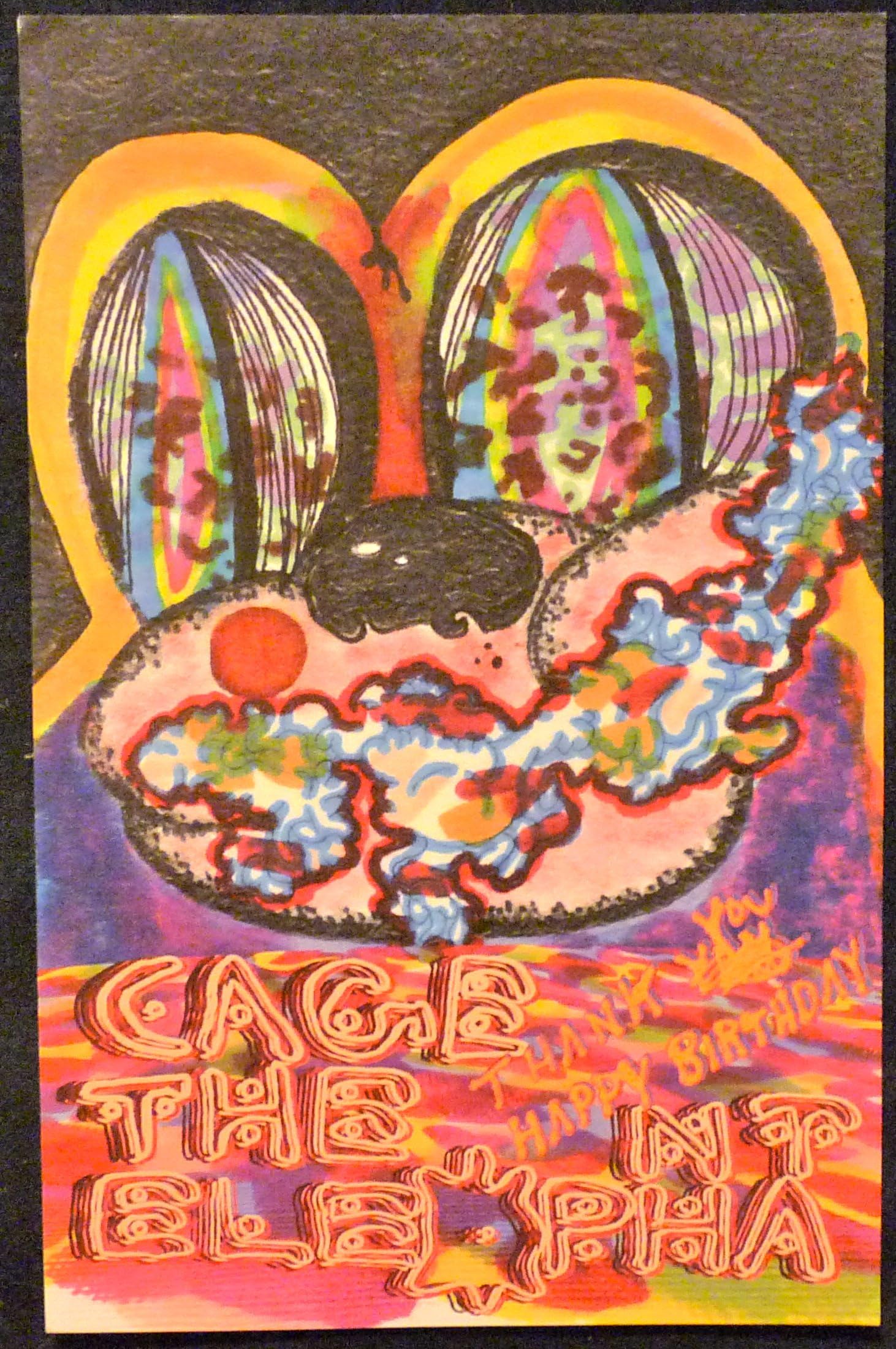 Thank You, Happy Birthday - Rare Advertising Poster