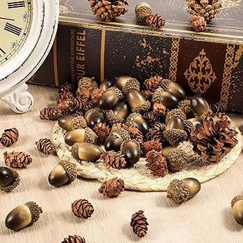 どんぐり Amazon｜Unittype ミニどんぐり松ぼっくり300個 天然ミニ