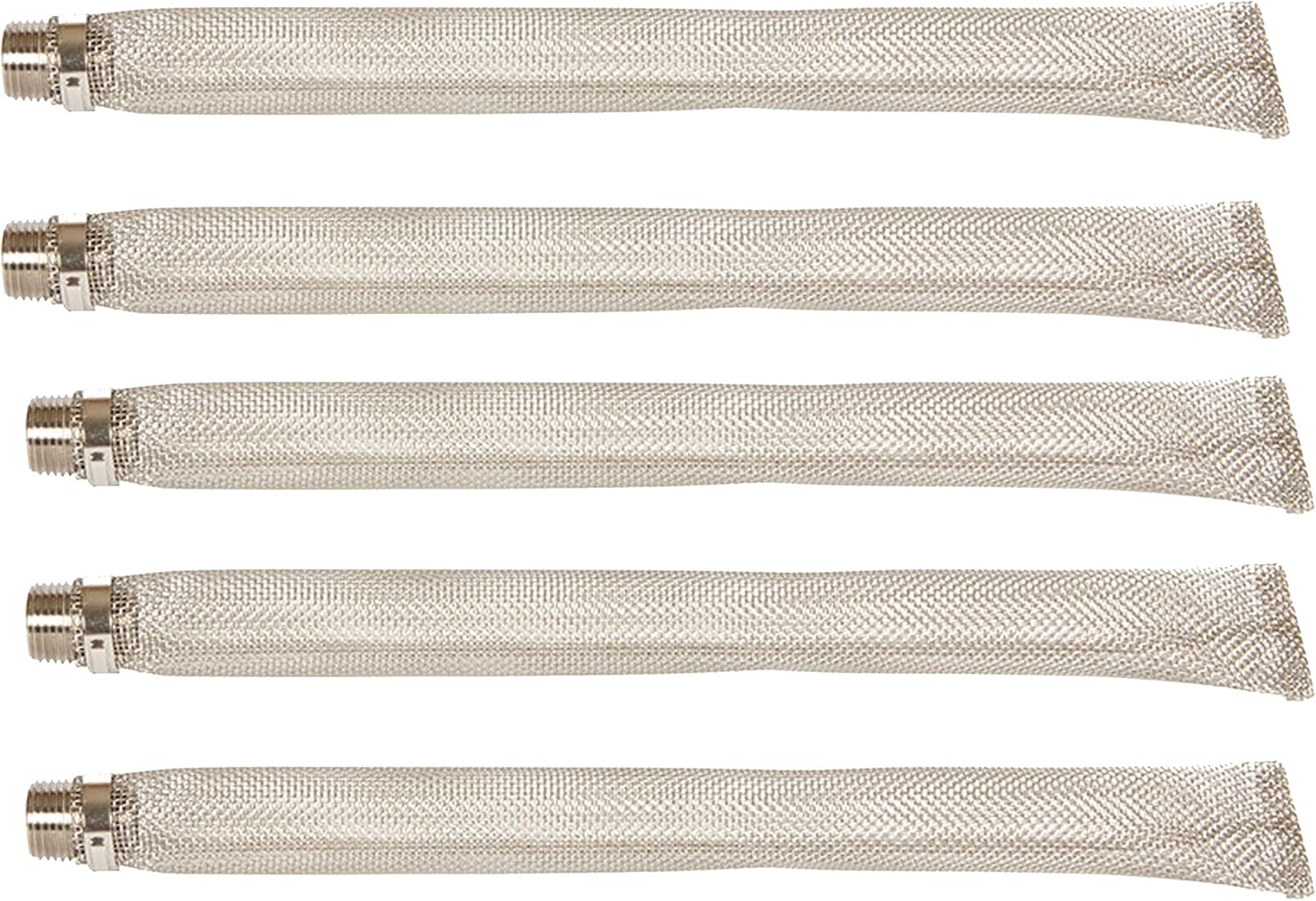 5 x 1" Stainless Steel Bazooka kettle Screen for brew kettle or mash tun