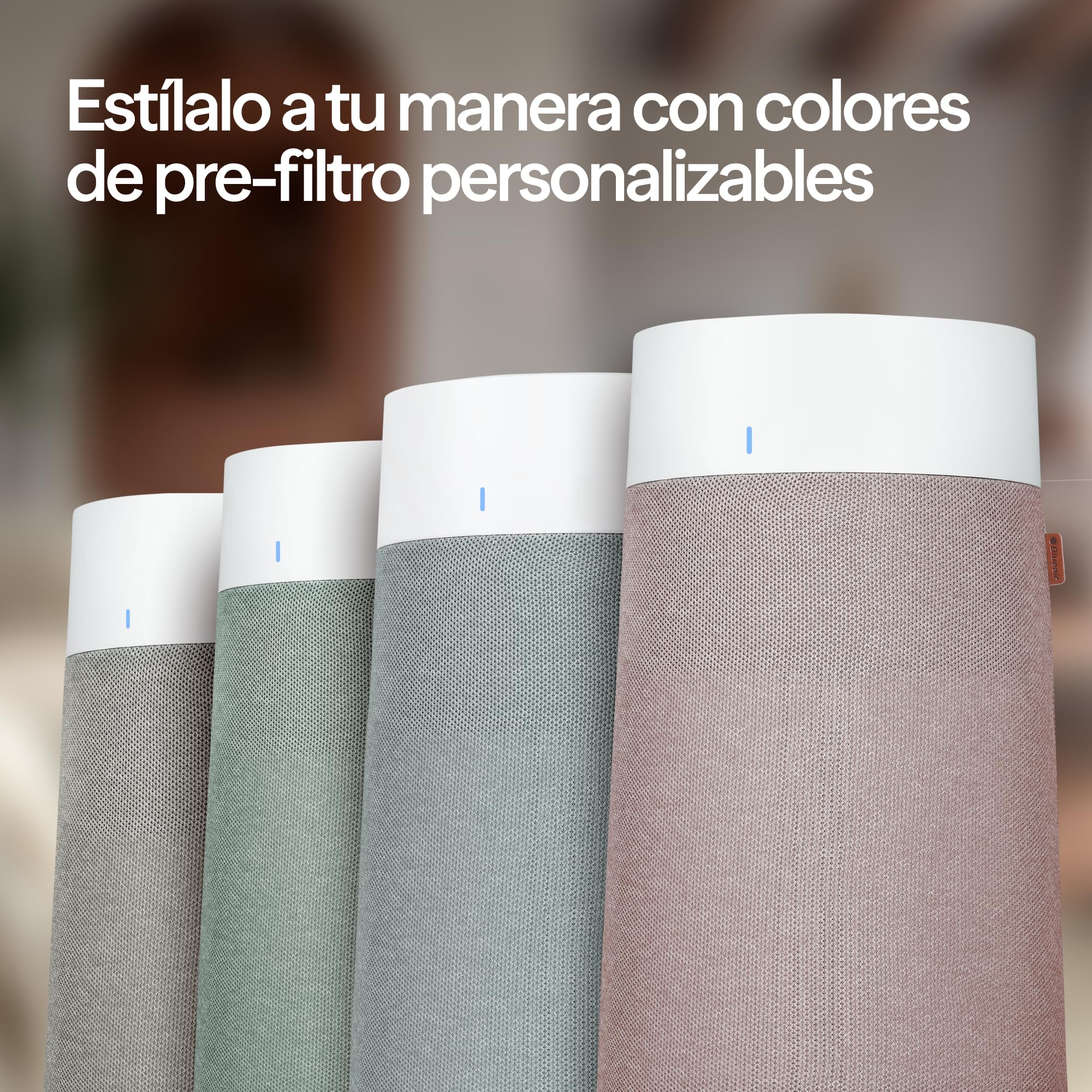 BLUEAIR Purificador de aire 43 m², inteligente y silencioso, HEPASilent, ideal para hogar, dormitorio, niños, polvo, alérgenos, humo, moho, pelo de mascotas - Blue Pure 511i Max