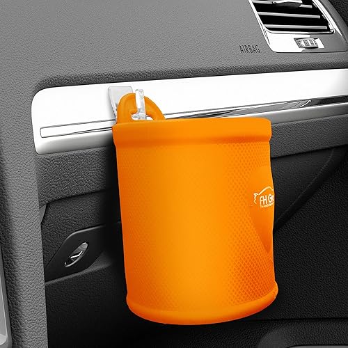 Miniatura 6 de Portavasos FH GROUP de silicona para rejilla de ventilación, color rosa bebé, Anaranjado