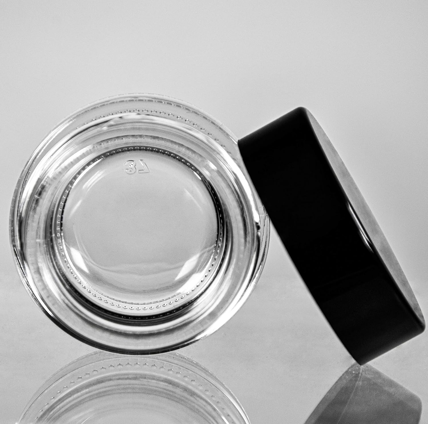 BonBon 20pcs 5ml Clear Thick Glass Wax Extract Storage Jar