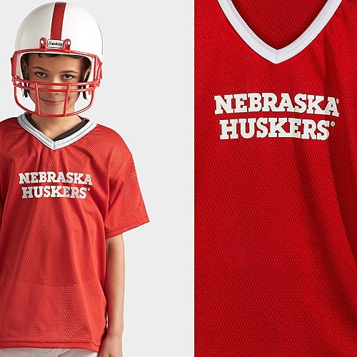 Miniatura 7 de Franklin Sports NCAA - Conjunto de uniforme de fútbol americano para niños, camiseta de fútbol universitario, casco + pantalones para niños y niñas,