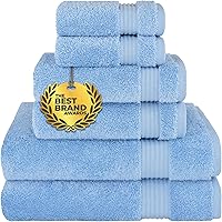 Vista 124 de Cotton Paradise Tapetes de baño antideslizantes 100% algodón para baño, 17 x 24 pulgadas, suaves, absorbentes, de secado rápido, lavables a máquina