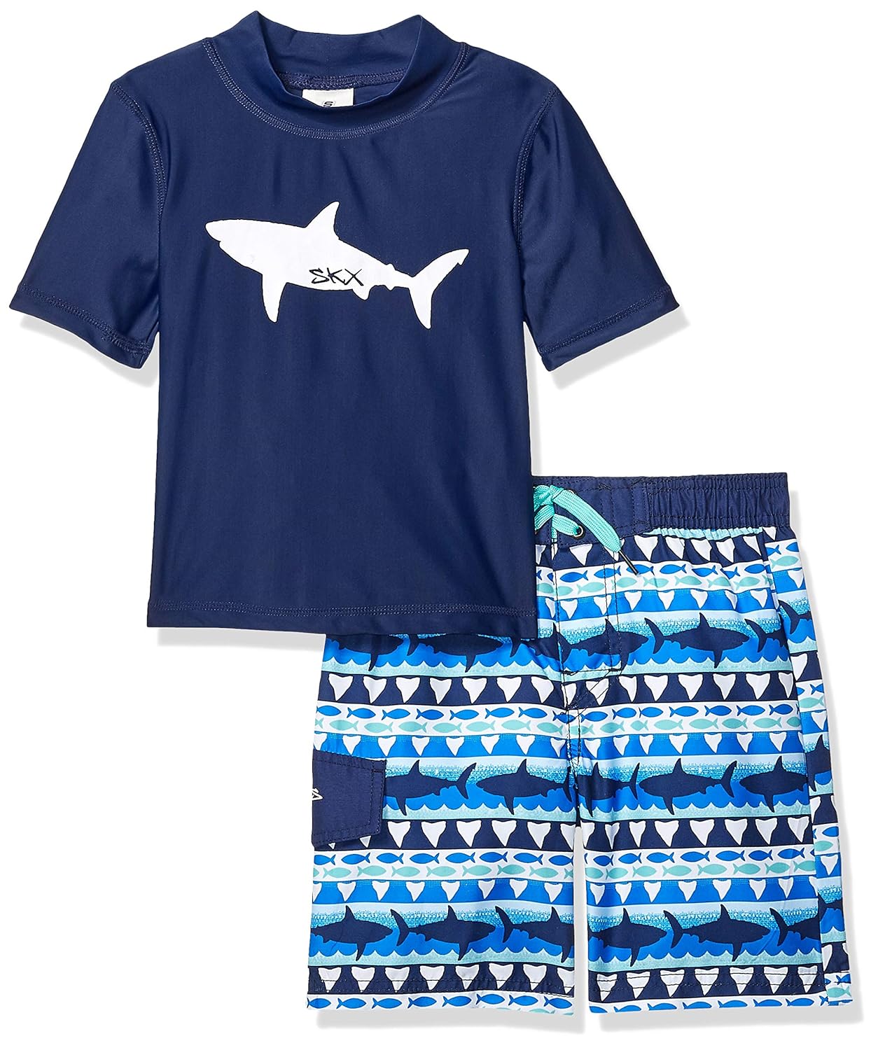 Skechers Boys' Swimsuit Bathingsuit Set with Swim Shirt \u0026 Trunks :  Amazon.in: Clothing \u0026 Accessories