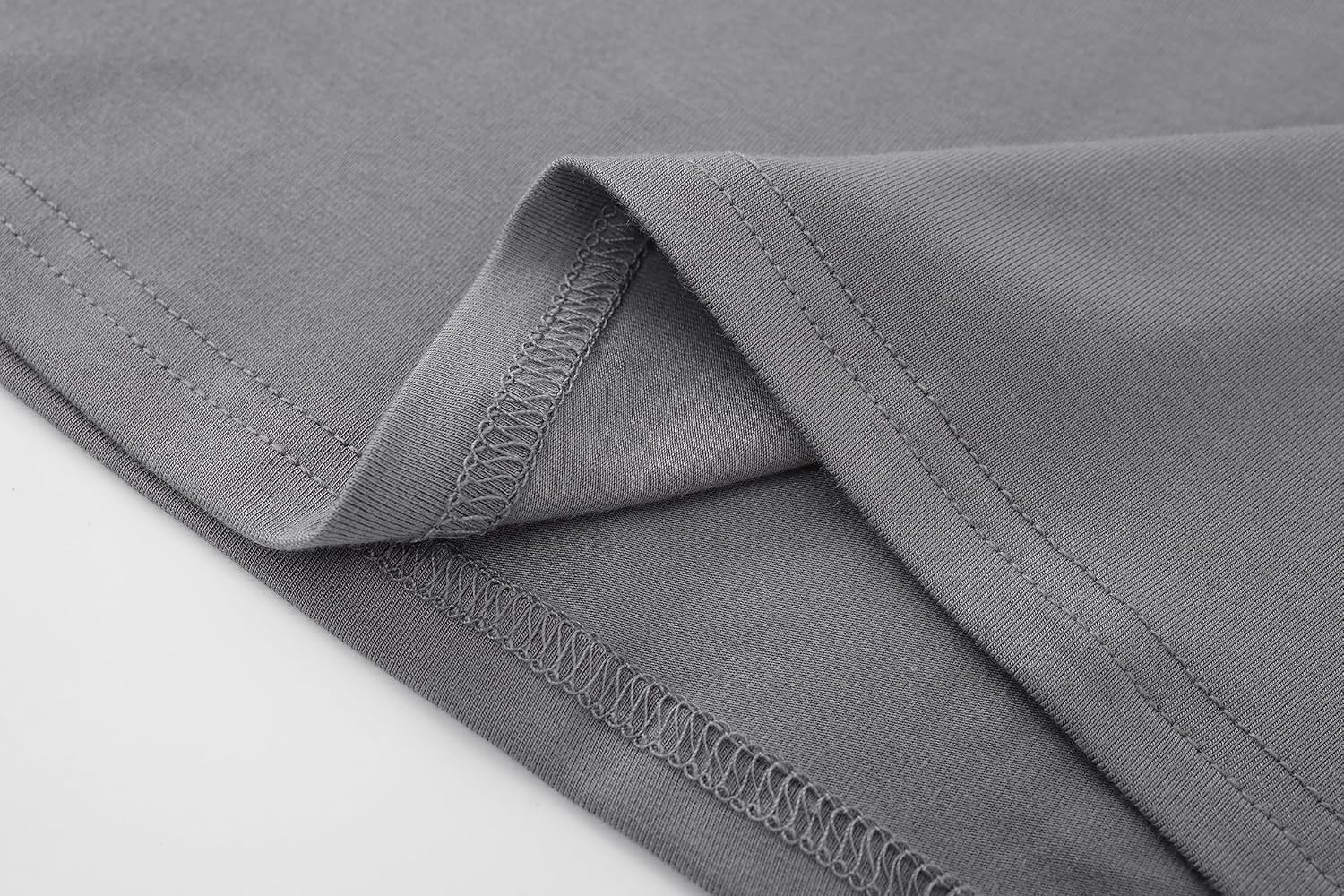 OThread & Co. Women's Short Sleeve T-Shirt Comfy Square Neck Shirts Basic Stretch Layer - Image 6