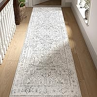 Vista 74 de jinchan Tapete de pasillo o cocina lavable, de época, reverso de hule antideslizante, ultradelgado, floral, para dormitorio, baño, lavandería y sala