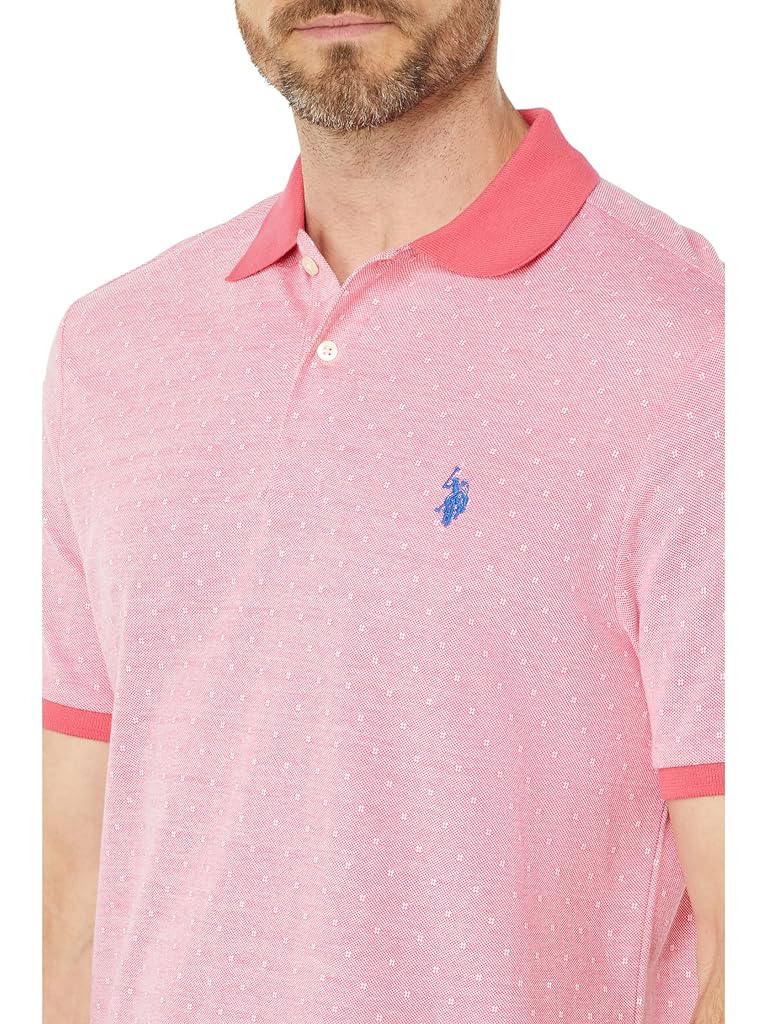 U.S. POLO ASSN. Short Sleeve Mini Birdseye Knit Shirt