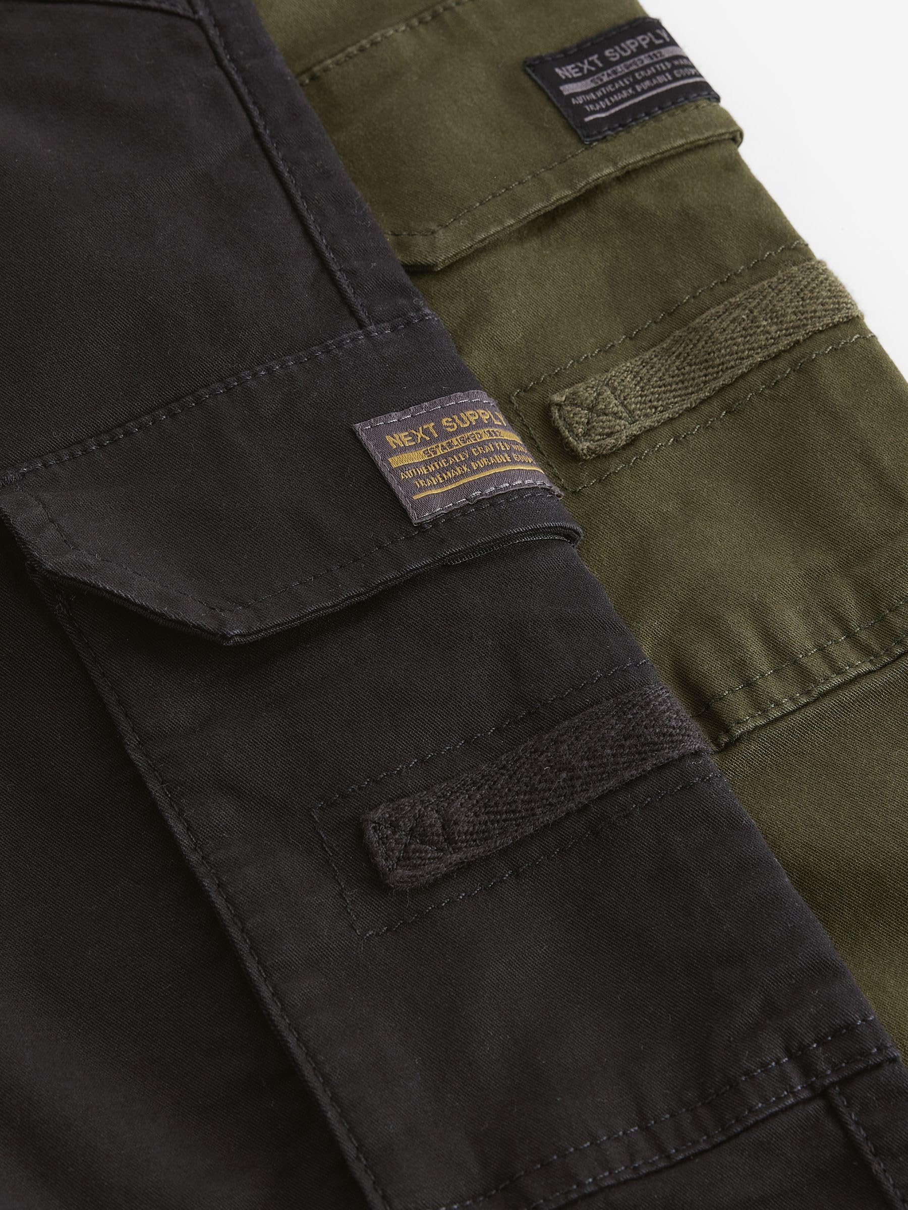 NEXT Garçon Lot de 2 Pantalons Cargo